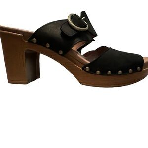 Dansko Black Slip On Clogs/Mule size 39